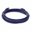 Add-On Addon 10Ft Rj-45 (Male) To Rj-45 (Male) Purple Cat6 Slim Clear Claw ADD-10FCAT6-PE